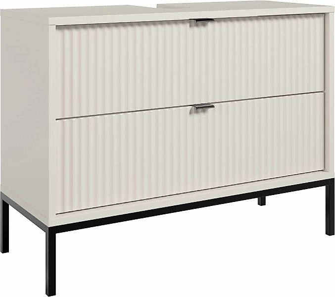 BASIC by Balculina Waschbeckenunterschrank "Lucera BxHxT 80x60x32 cm" 1 Stk günstig online kaufen