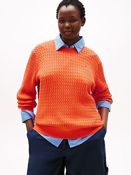 Tommy Hilfiger Curve Strickpullover CRV CO günstig online kaufen