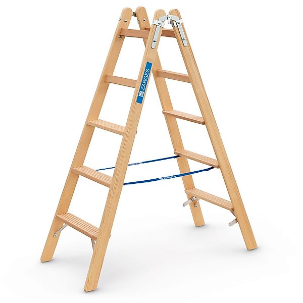 Zarges Holz Stehleiter Crestastep B Beidseitig Begehbar 2x5 Stufen günstig online kaufen