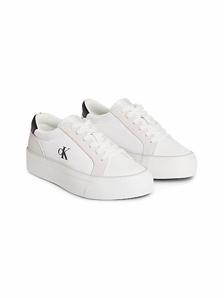 Calvin Klein Jeans Plateausneaker "VULC FLATFORM MG NYLON MIX", Schnürschuh günstig online kaufen