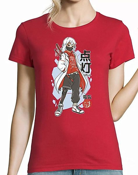 Youth Designz Print-Shirt Techwear Anime Damen T-Shirt mit lustigen Logo fü günstig online kaufen