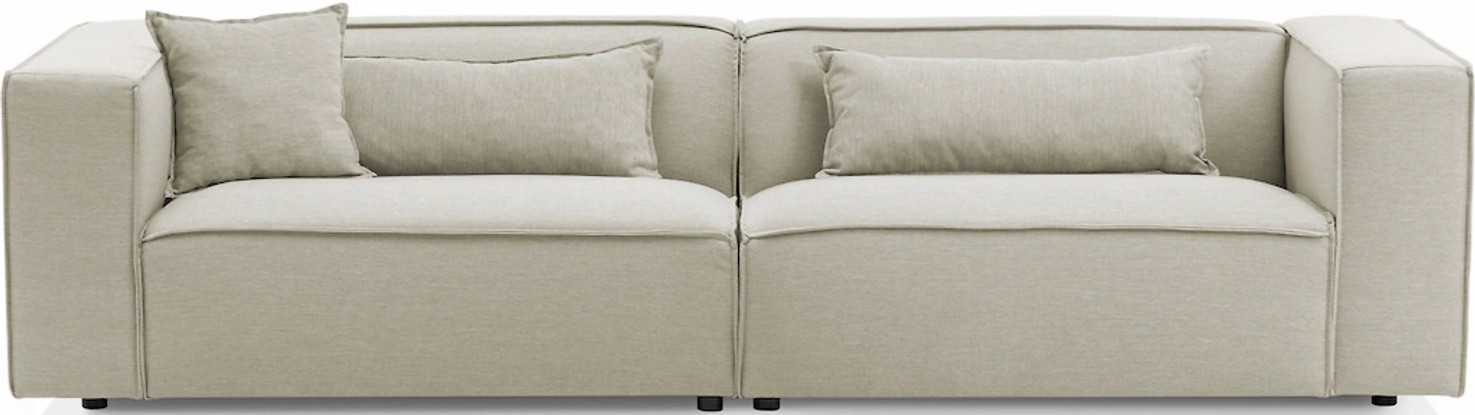 LeGer Home by Lena Gercke 3-Sitzer "PIARA, Couch mit Kedernaht, Sofa in Cor günstig online kaufen