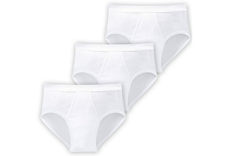 Schiesser Slip Basic (3-St) mit Eingriff schlichte Basic-Slips in Top-Marke günstig online kaufen