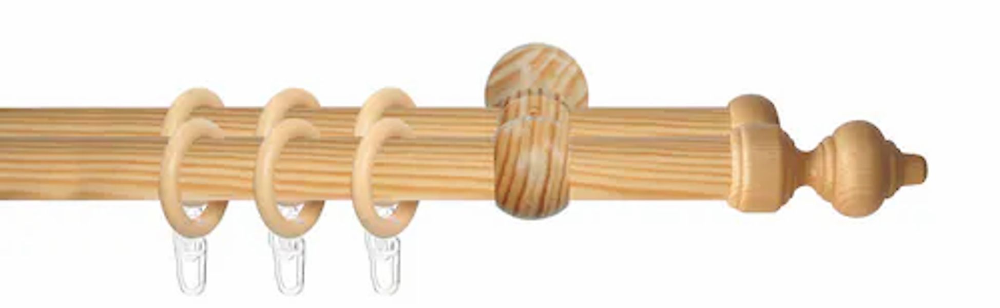 Good Life Gardinenstange »Trend« Ø 28 mm 2 läufig-läufig Fixmaß günstig online kaufen