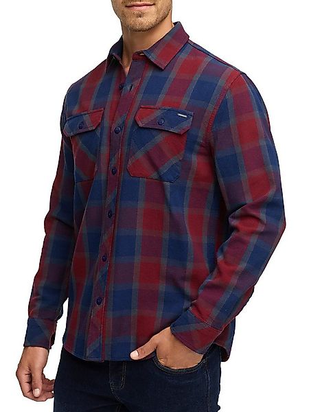 Indicode Langarmhemd Herren INPomal Herrenhemd Langarm Herren Karohemd aus günstig online kaufen