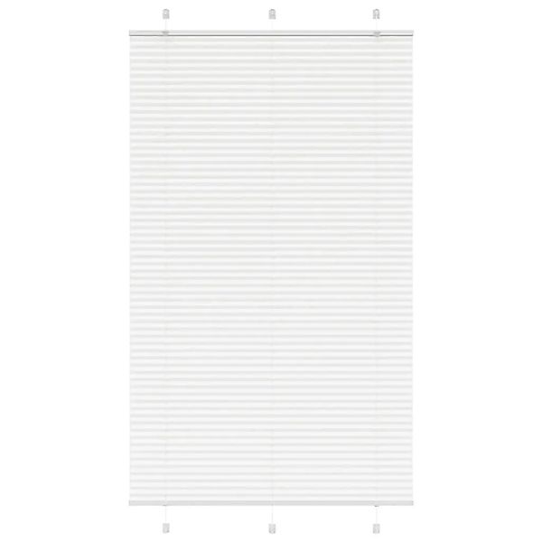 vidaXL Plissee Weiß 115x200 cm Stoffbreite 114,4 cm Polyester 4015520 günstig online kaufen