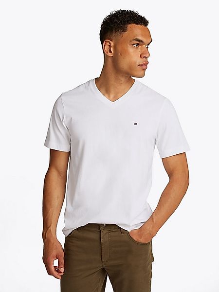 Tommy Hilfiger V-Shirt ESSENTIAL V-NECK unifarben, casual, regular fit, Bau günstig online kaufen