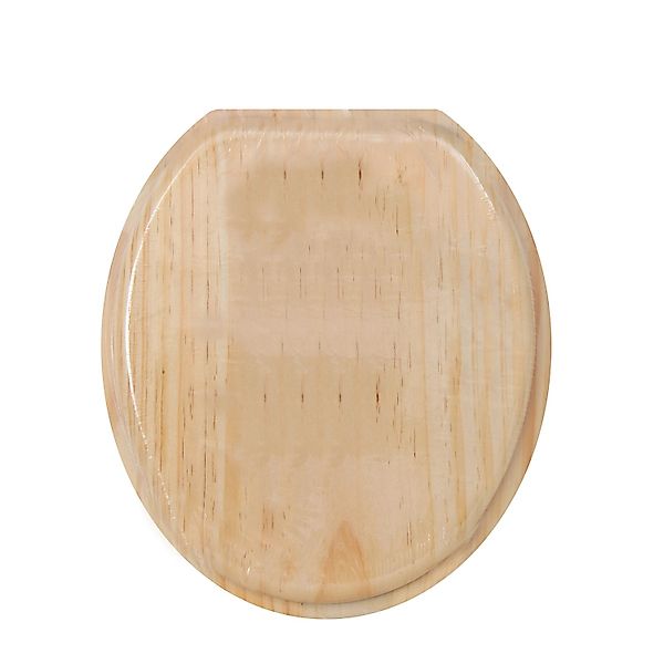 MSV WC-Sitz Pinie 45 cm x 37 cm x 5,6 cm Braun günstig online kaufen