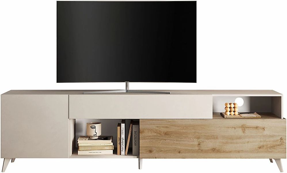 INOSIGN Lowboard "Monaco in Breite 241 cm, TV-Schrank mit Tür, Klappe und S günstig online kaufen