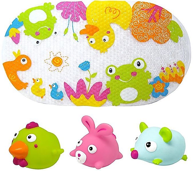 Knorrtoys® Badespielzeug Escabbo® Bademattenset, Entenspaß (4-tlg), günstig online kaufen