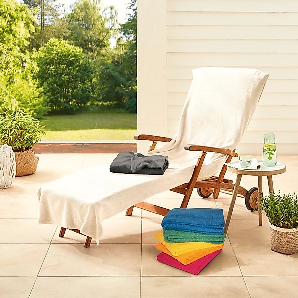 Dyckhoff Handtuch "Stuhlauflage / Liegeauflage" Schonbezug mit Einschubtasc günstig online kaufen