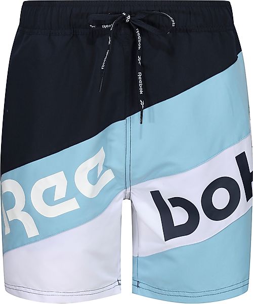 Reebok Badeshorts Ryan asymmetrisch gestreift, geteilter günstig online kaufen