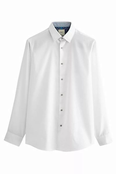 Next Langarmhemd Pflegeleichtes Hemd mit Sportmanschetten (1-tlg) günstig online kaufen