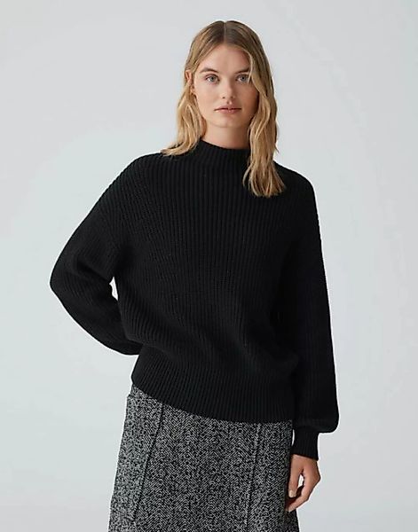 OPUS Strickpullover Pufamo O-Form leicht verkürzt geschnitten Strick günstig online kaufen