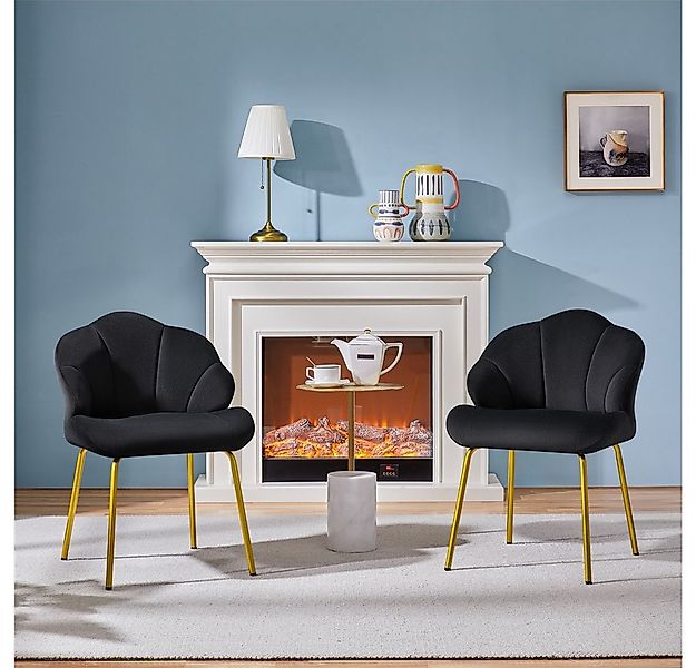 Yaheetech Esszimmerstuhl Loungesessel in Muschelform (1 St), Schreibtischst günstig online kaufen