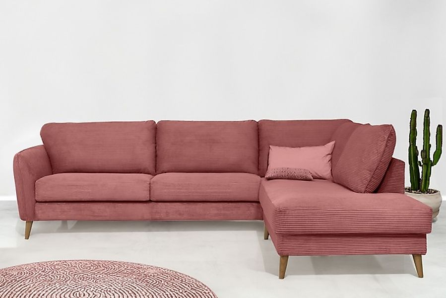 Home affaire Ecksofa »MARSEILLE 278/202 cm, L-Form, Ottom. rechts/links, ve günstig online kaufen