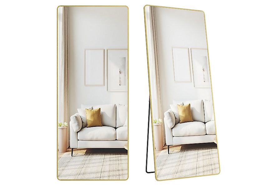 SONGMICS Standspiegel, Ganzkörperspiegel, 160 x 50 / 140 x 40 cm, stehend o günstig online kaufen