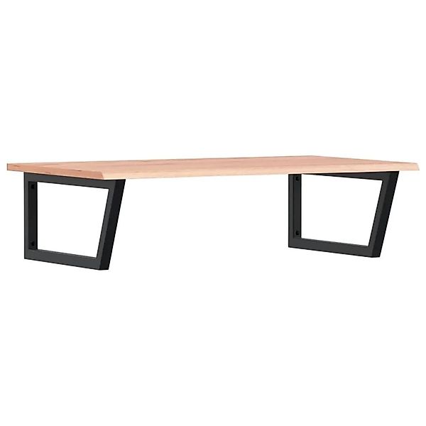 vidaXL Waschtischplatte mit Halterung Stahl und Massivholz Eiche 3302651 günstig online kaufen
