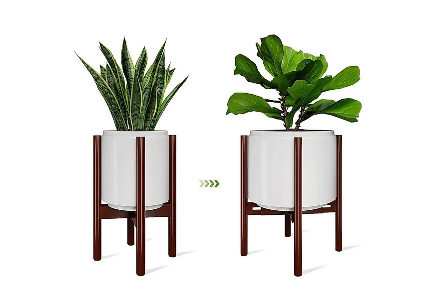 Bamworld Blumenständer Blumenhocker, Pflanzenhocker, Höhenverstellbar & Kip günstig online kaufen