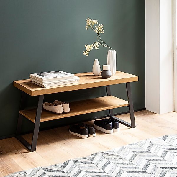 FINEBUY Schuhbank FB103439 (Garderobenbank 100x41x40 cm günstig online kaufen