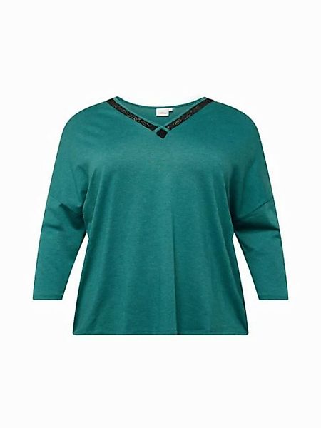 ONLY CARMAKOMA 3/4-Arm-Shirt Nika (1-tlg) Spitze günstig online kaufen