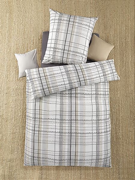 Optidream Bettwäsche Baumwoll Seersucker 135 cm günstig online kaufen
