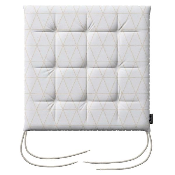 Stuhlkissen Jonas mit Bindeschnur, creme-beige, 40 x 40 x 3,5 cm, Sunny (14 günstig online kaufen