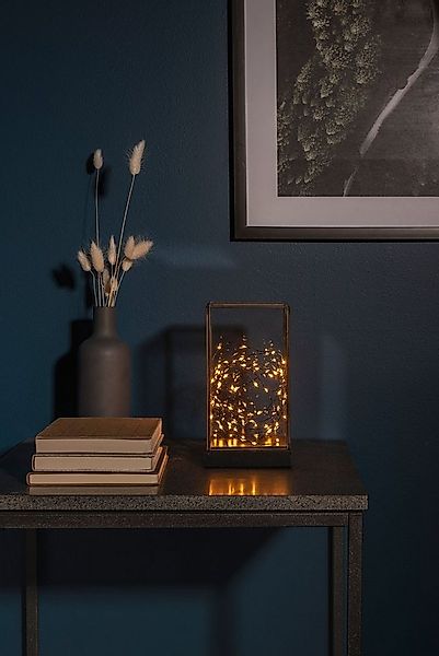 KONSTSMIDE LED Laterne Weihnachtsdeko, LED fest integriert, LED Glaslaterne günstig online kaufen