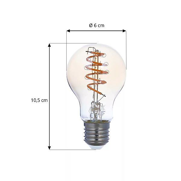 LUUMR Smart LED-Leuchtmittel 2er-Set E27 A60 4,9W amber Tuya günstig online kaufen