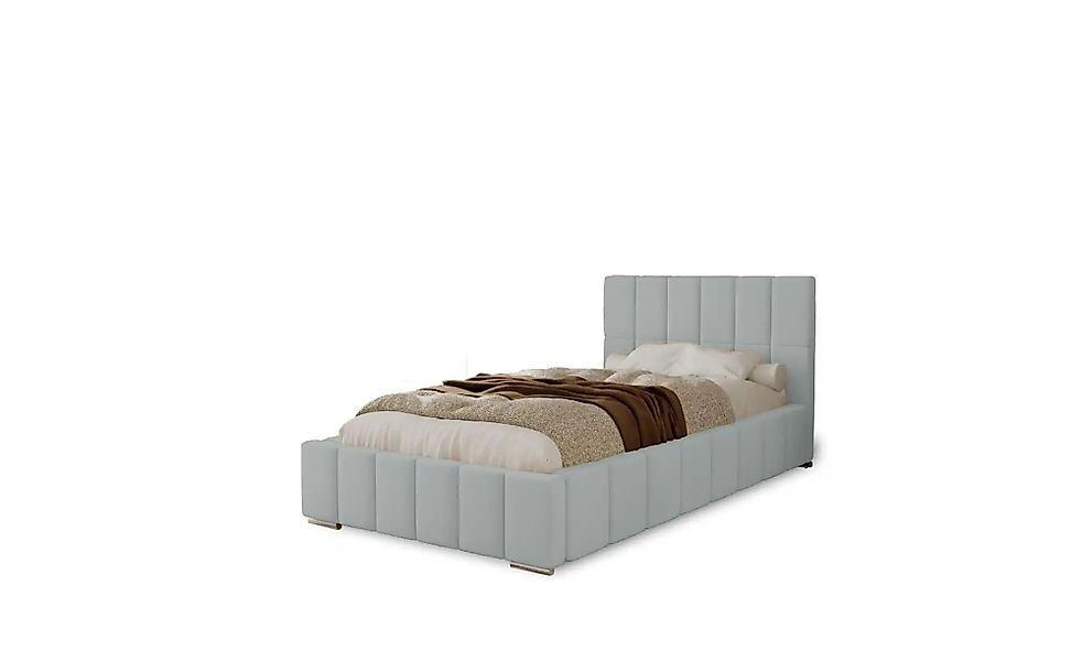 Polsterbett mit Stauraum  Ayr ¦ grau ¦ Maße (cm): B: 115 H: 100 Betten > Po günstig online kaufen