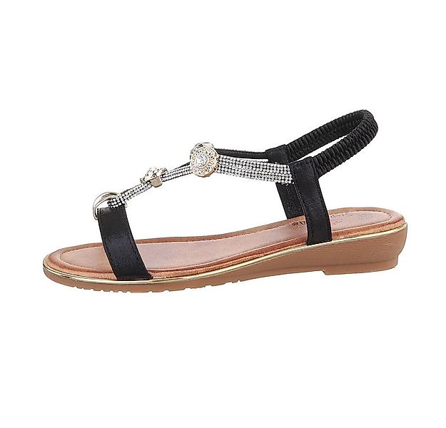 Ital-Design Damen Freizeit Riemchensandalette (86016762) Keilabsatz/Wedge R günstig online kaufen