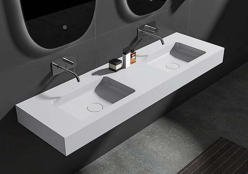 Bernstein Waschbecken BA8015, 153 x 45 x 12 cm - Farbe wählbar - Metallkons günstig online kaufen