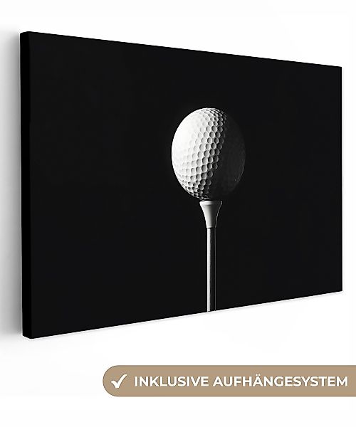 OneMillionCanvasses® Leinwandbild Golfball - Minimalistisch - günstig online kaufen