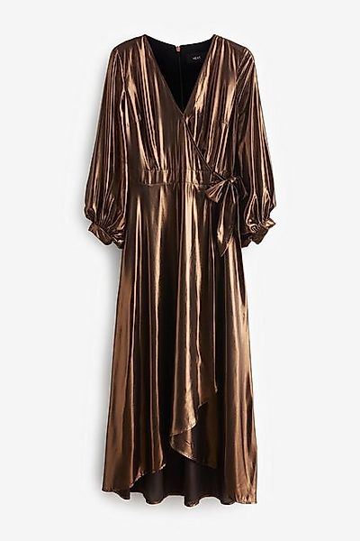 Next Midikleid Midikleid in Metallic mit günstig online kaufen
