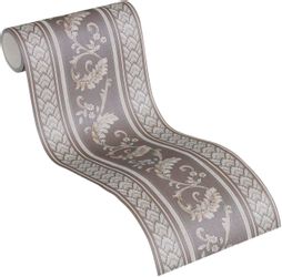 Bricoflor Graue Tapeten Bordüre 17 Cm Breit Ornament Tapetenborte Ideal für günstig online kaufen
