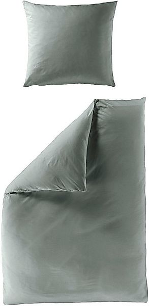 BIERBAUM Bettwäsche Biber Uni, Biber, 2 teilig, Schlichtes Unidesign: Zeitl günstig online kaufen