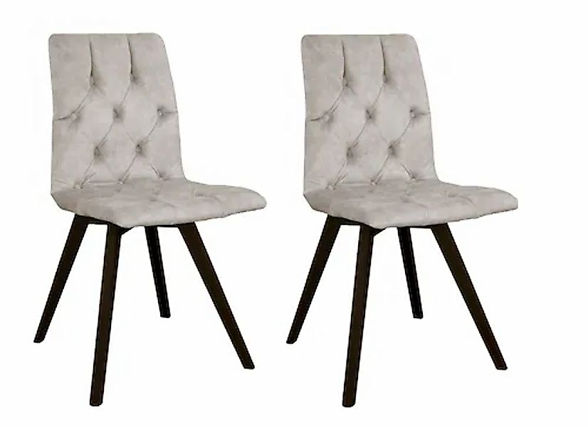 andas Esszimmerstuhl »Rania« (Set) 2 Stk. Samtvelours mit Massivholzbeinen günstig online kaufen
