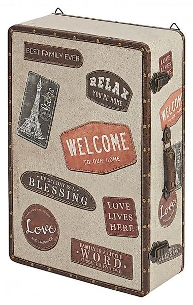 Wandregal Wandkoffer CASE-2 von Reality Import Vintage Beige günstig online kaufen