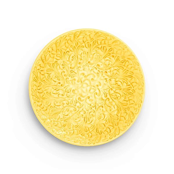 Lace Teller 20cm Gelb günstig online kaufen