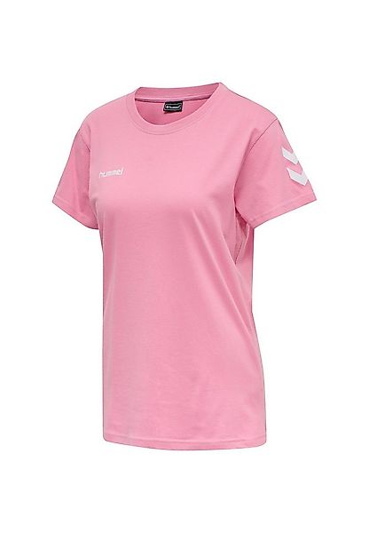 hummel T-Shirt Logo Kurzarm aus Baumwolle HMLGO HMLGO COTTON T-SHIRT WOMAN günstig online kaufen