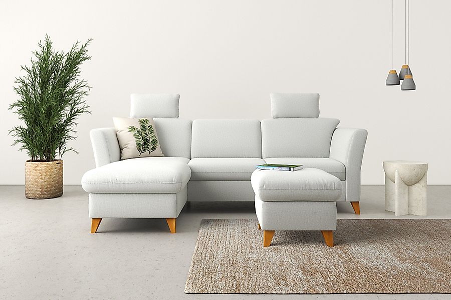 Home affaire Ecksofa Trelleborg L-Form, Federkern-Polsterung, günstig online kaufen
