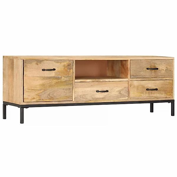 Tv-schrank 130 X 30 X 45 Cm Mango-massivholz günstig online kaufen