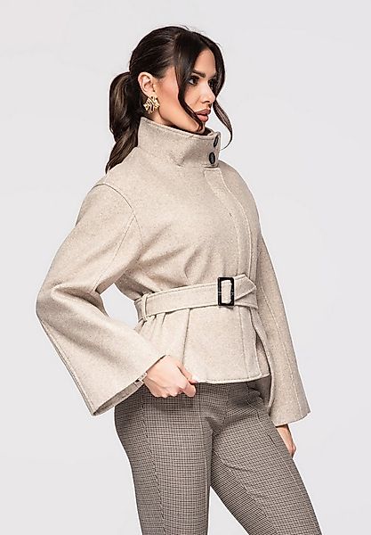 OMBRE Hemdjacke Damenjacke in kürzerer Länge mit leicht ausgestellter Silho günstig online kaufen