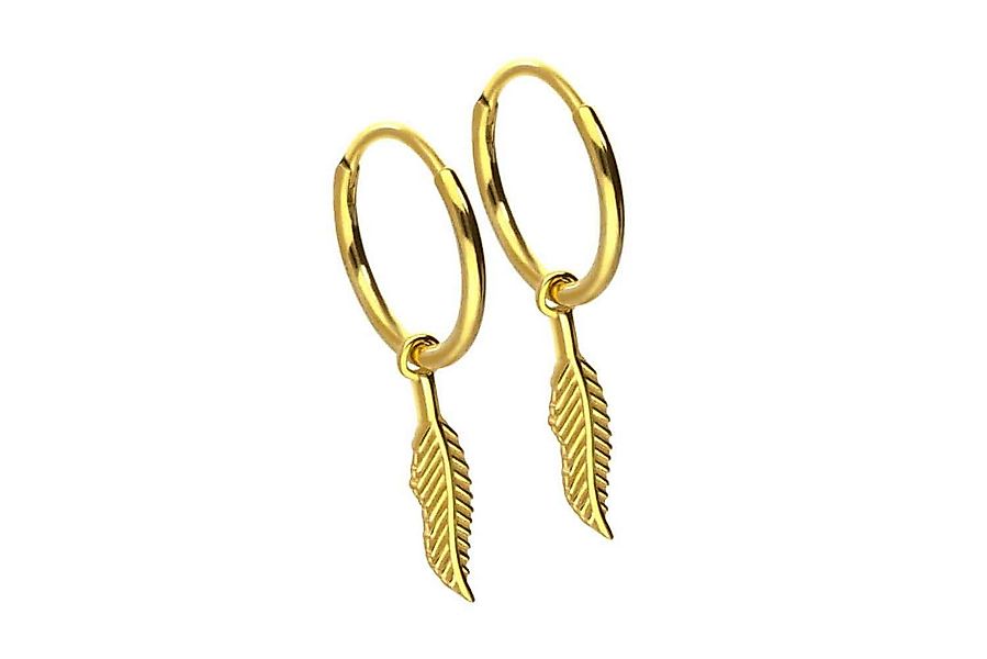 FILANGO Piercing-Set Chirurgenstahl Ohrclicker Creolen FEDER günstig online kaufen