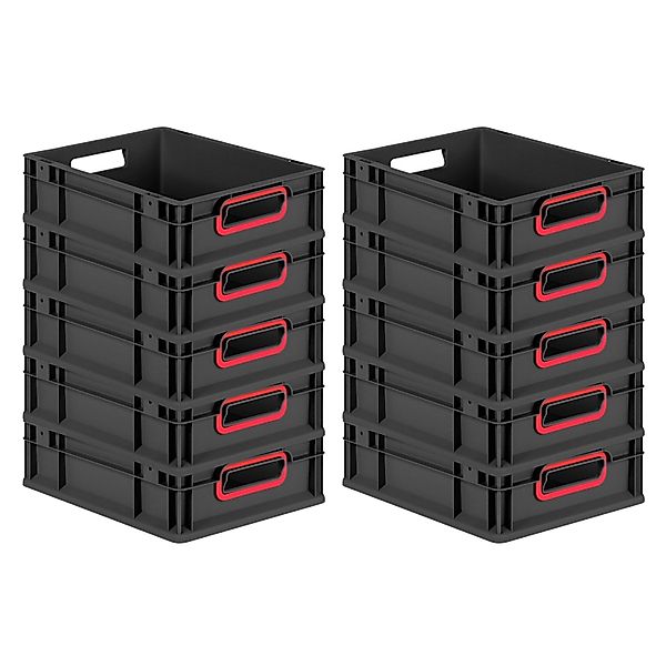 PROREGAL SparSet 10x Eurobox Nextgen Color HxBxT 12x30x40cm 11 Liter Griffe günstig online kaufen