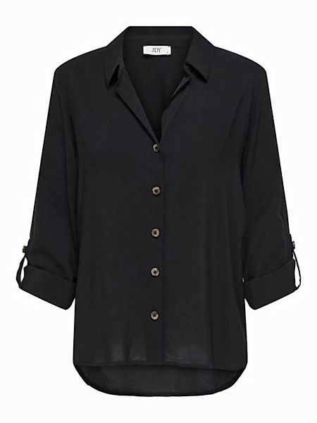 JACQUELINE de YONG Blusenshirt Bluse mit Hemdkragen locker geschnitten lang günstig online kaufen