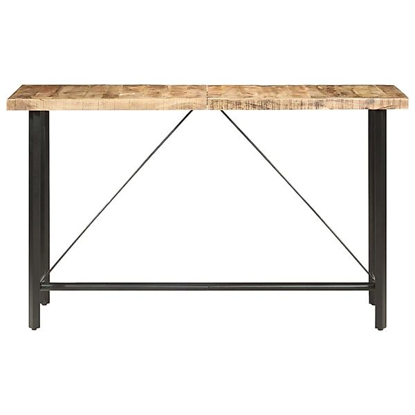 vidaXL Bartisch 180x70x107 cm Raues Mangoholz günstig online kaufen