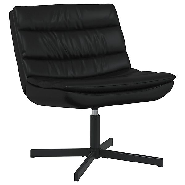 vidaXL Relaxsessel Schwenkstuhl Schwarz Kunstleder, Metall günstig online kaufen