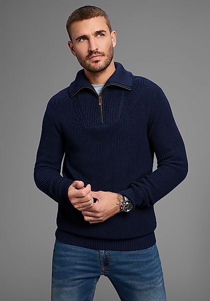 Bruno Banani Troyer modischer weiter Kragen günstig online kaufen
