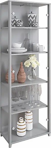 fif möbel Vitrine »OPTIMA« Standvitrine, Vitrinenschrank, Glasvitrine, Samm günstig online kaufen